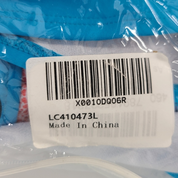 New Selma Stripe Ruffle High Rise Bikini Large - Picture 5 of 7